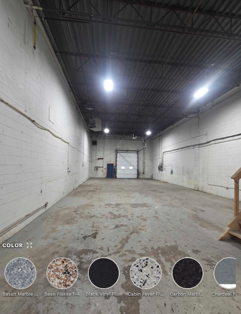 Warehouse floor before epoxy